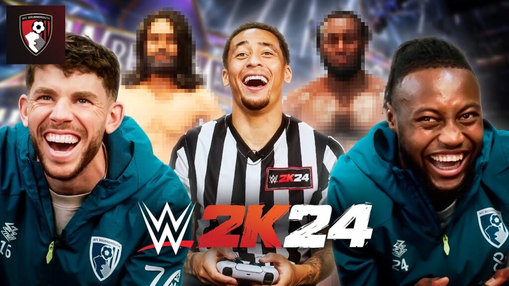 WWE CHAOS! | Semenyo and Christie battle it out on WWE 2K24 feat. SPECIAL GUEST referee