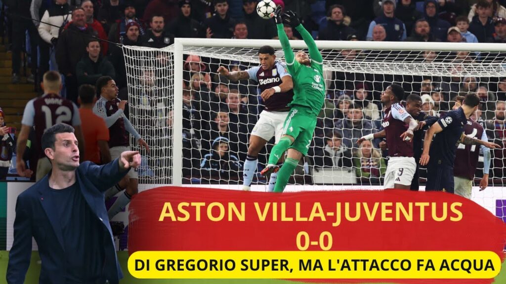 ASTON VILLA-JUVENTUS 0-0: UN PUNTO VERSO LA CHAMPIONS, MA IL MERCATO URGE! ASTON VILLA-JUVENTUS 0-0: UN PUNTO VERSO LA CHAMPIONS, MA IL MERCATO URGE!