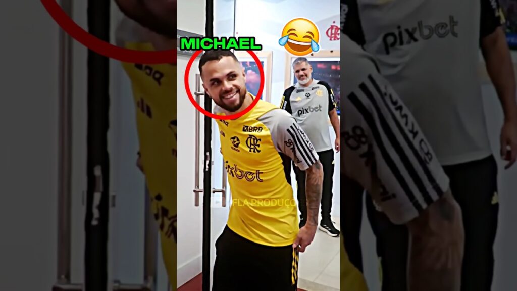 MICHAEL e ALEX SANDRO QUEM é mais FEIO?🤣 RESENHA NO FLAMENGO #flamengo #mengão #shorts #michael #crf
