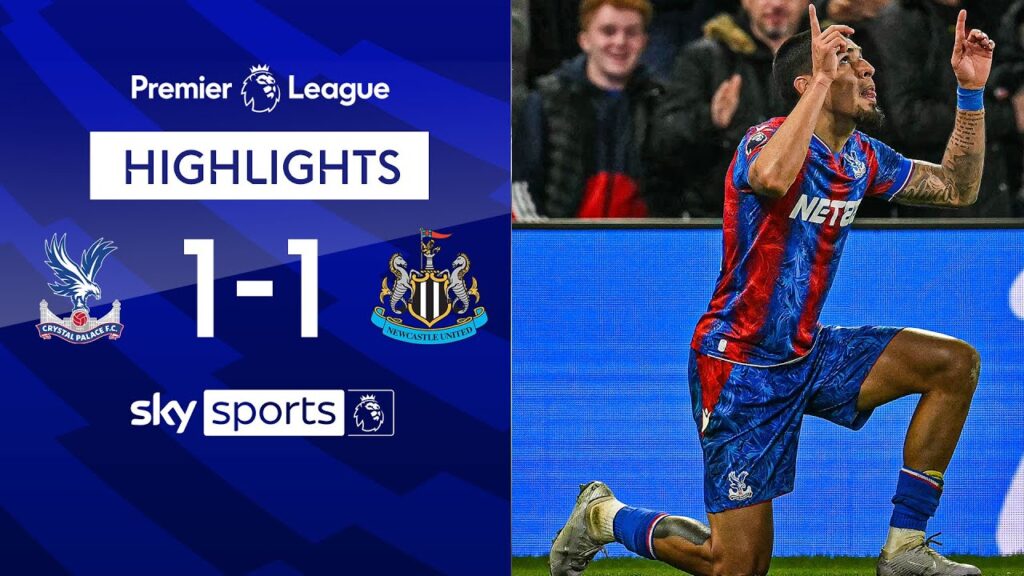 Muñoz bags 94th-minute equaliser! | Crystal Palace 1-1 Newcastle | Premier League Highlights