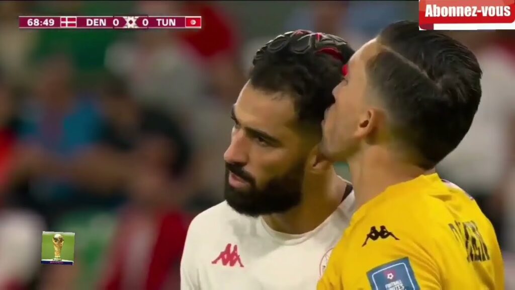 QUATAR 2022 : DANEMARK 0 - 0 TUNISIE ( Match du groupe).
