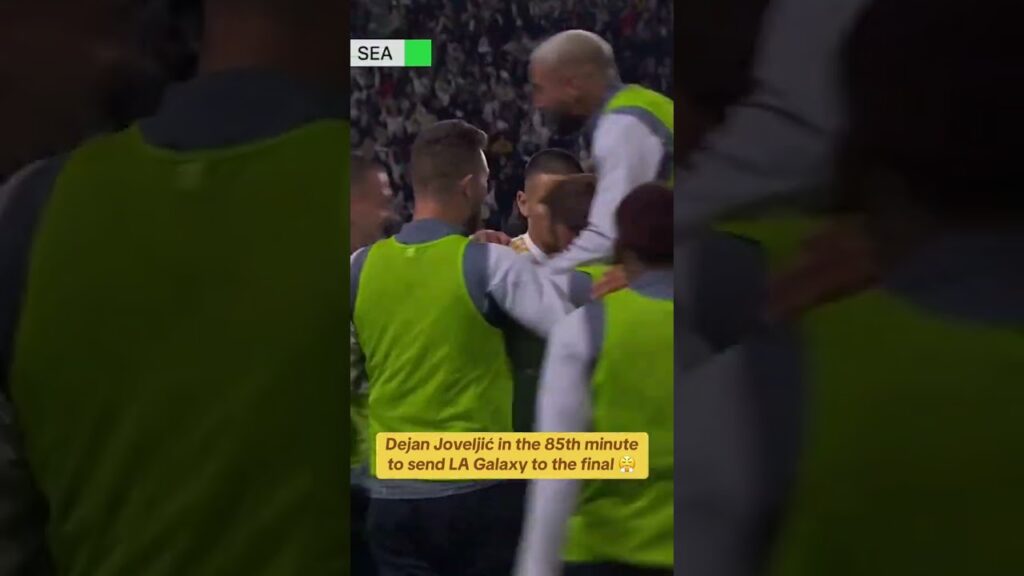 LA Galaxy are through to the MLS Cup final after defeating Seattle with this Joveljić goal ✨