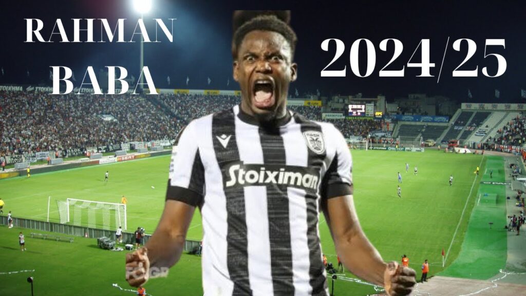 Rahman Baba ,όλα τα γκολ έως τώρα 2024/25