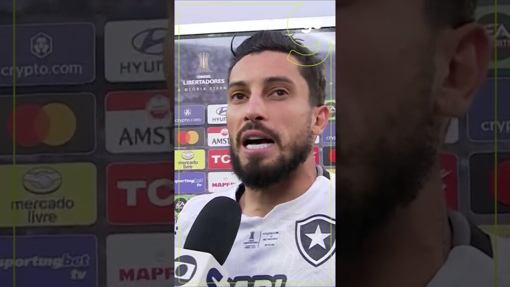"O BOTAFOGO É CAMPEÃO, AGUENTEM!", VIBRA ALEX TELLES | #shorts | ge.globo