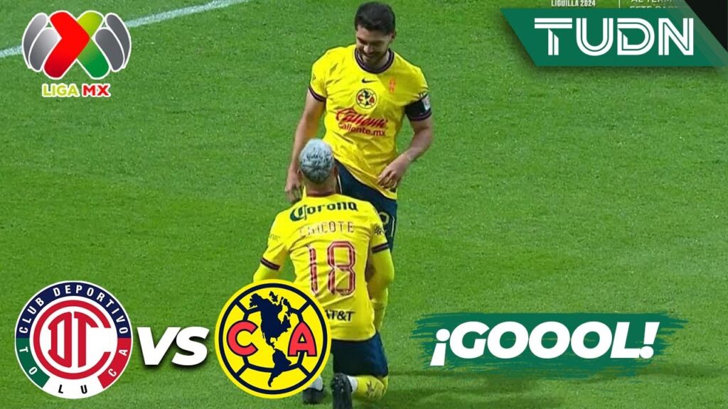 ¡SENTENCIA! HENRY hace el segundo | Toluca 0-2 América | Liga Mx -AP2024 - 4tos de Final - VUELTA  |