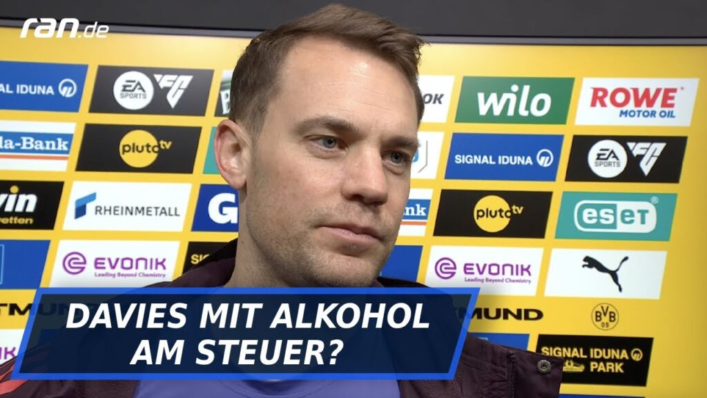 FC Bayern: Suff-Fahrt von Davies? Das sagt Neuer