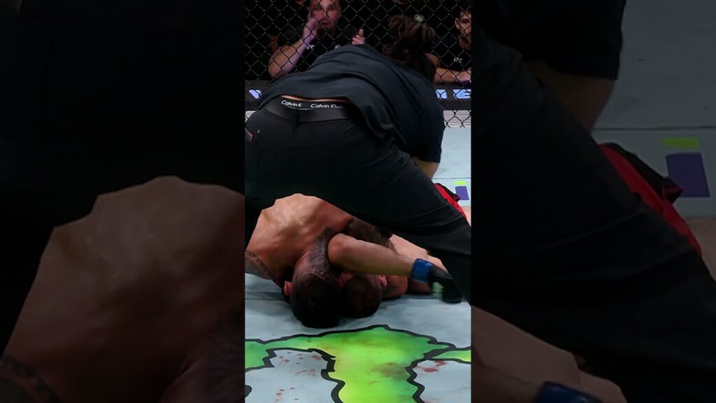 Fluffy Hernandez put him to sleep 😴 #ufcvegas99