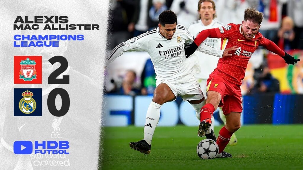 𝑨𝒍𝒆𝒙𝒊𝒔 𝑴𝒂𝒄 𝑨𝒍𝒍𝒊𝒔𝒕𝒆𝒓 vs 𝑹𝒆𝒂𝒍 𝑴𝒂𝒅𝒓𝒊𝒅 | Hizo un golazo para ganar el partido de Champions 🔥