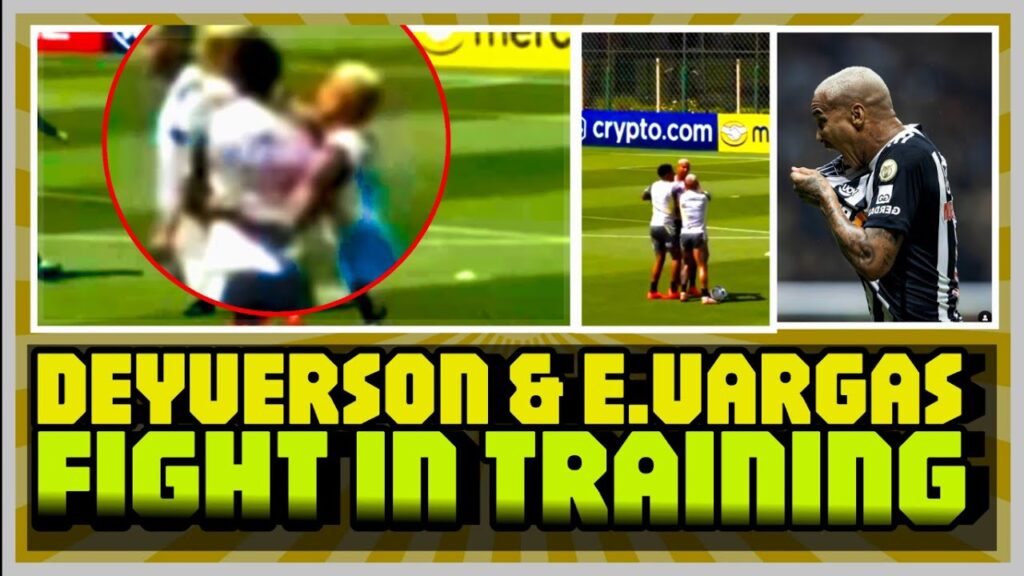 Deyverson and Eduardo Vargas fight during Training| Atl. Mineiro vs Botafogo| Copa Libertadores 2024