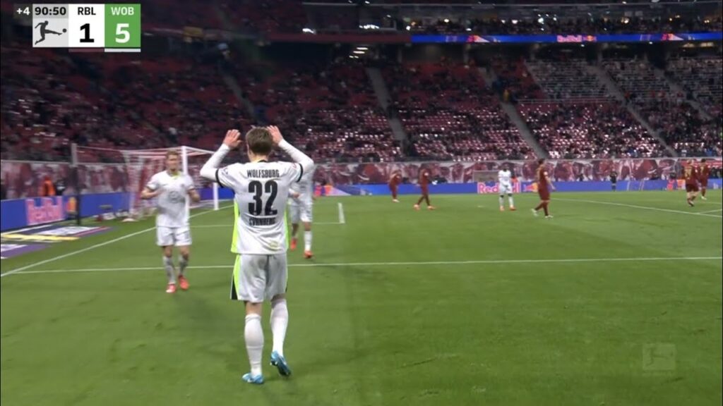 RB Leipzig vs VFL Wolfsburg 1-5 Mohamed Amoura, Kevin Behrens, Joakim Maehle & Tomas score in win