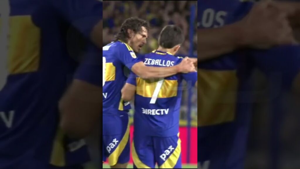 ¡TRANQUILO, EDINSON! Cavani y un cruce caliente con el Changuito Zeballos en La Bombonera | #Shorts