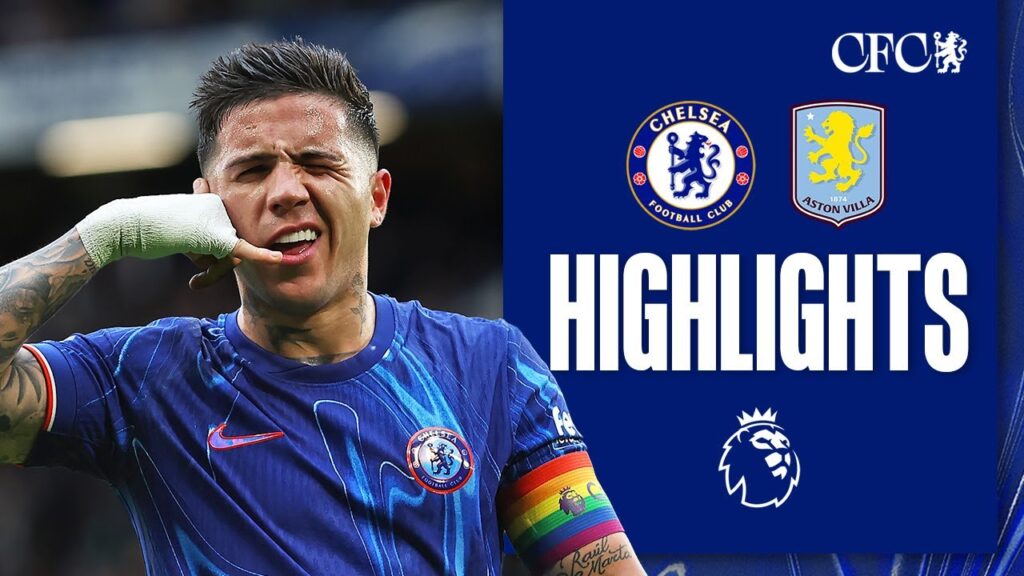 Chelsea 3-0 Aston Villa | HIGHLIGHTS | Premier League 24/25