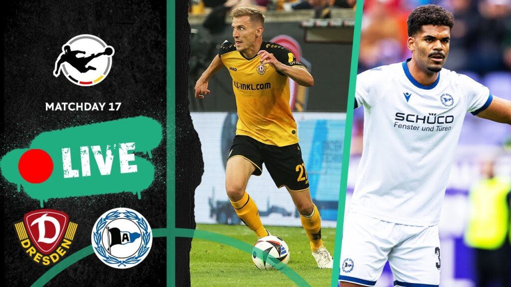 LIVE 🔴 Dynamo Dresden vs. Arminia Bielefeld | 3rd Division 2024/25
