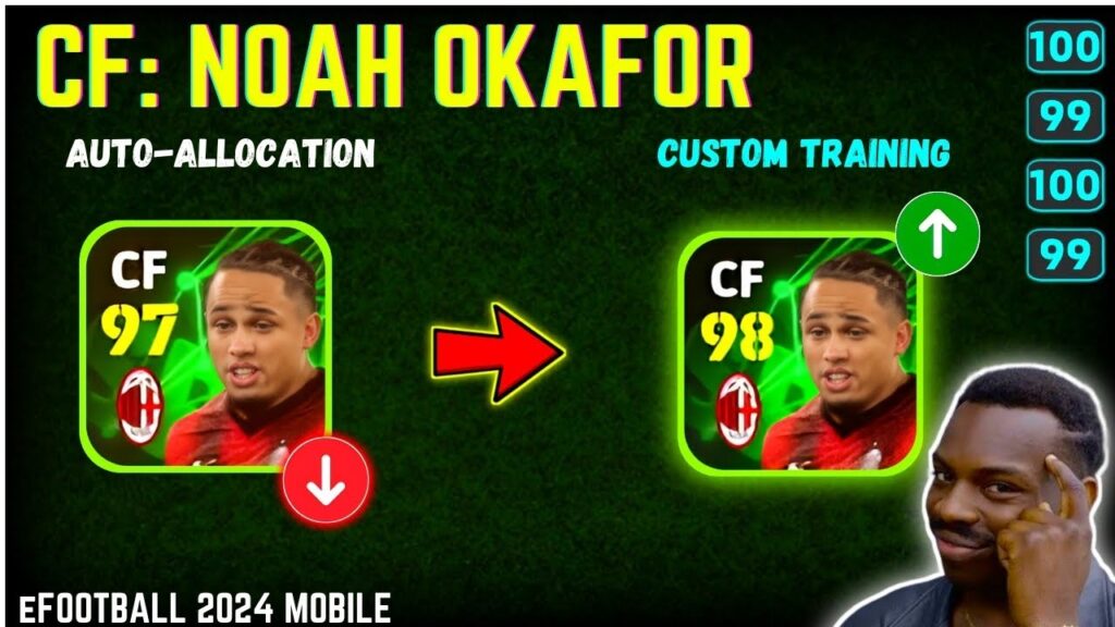 98 NOAH OKAFOR TRAINING GUIDE!!😳💥 | Nominating Speedsters Efootball 24 | Efootball 2024 Mobile
