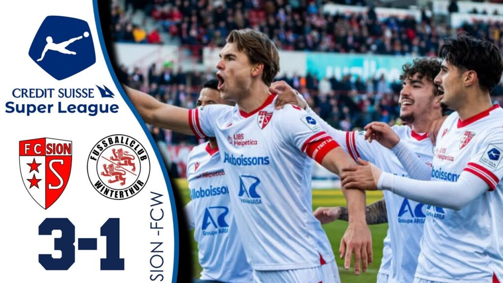FC Winterthur vs FC Sion 1-3 Highlights Swiss Super League
