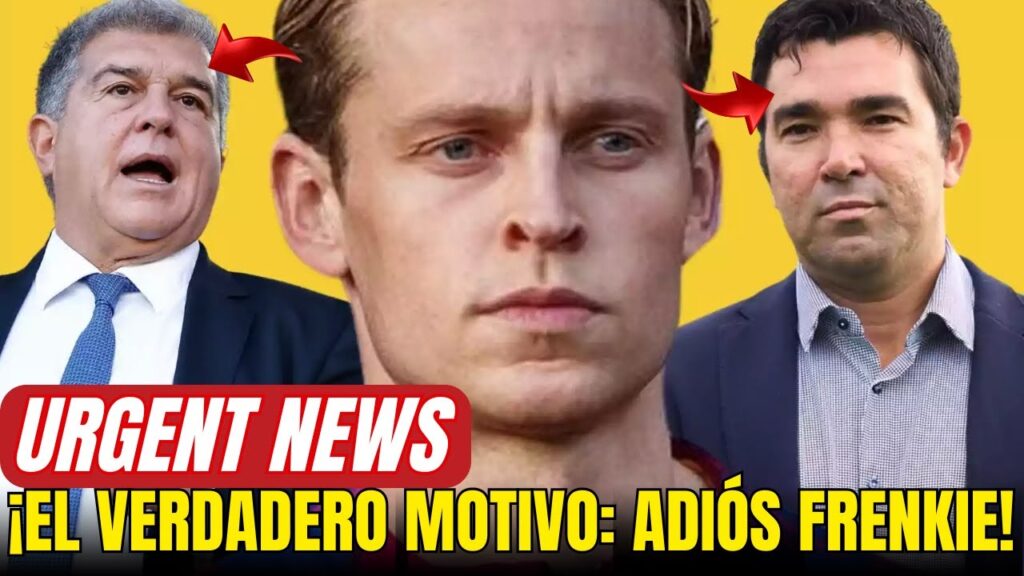Motivo Real Revelado: ¡Frenkie de Jong Está a Punto de Salir del Barcelona!