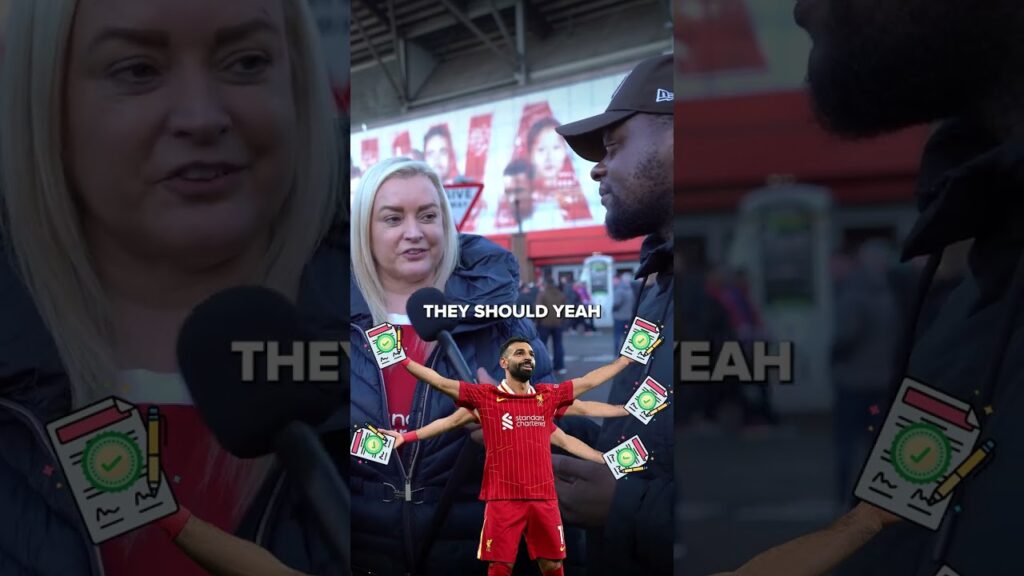 Liverpool fans are eager for Mo Salah to sign a new contract 📝