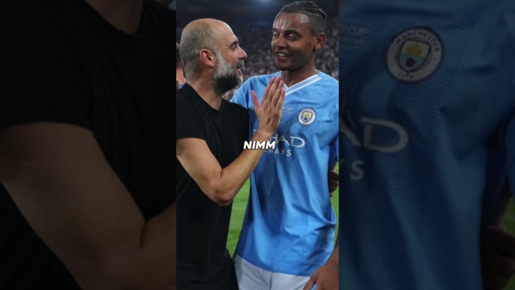 Manuel Akanji über die erste Begegnung mit Pep☝️👀#manuelakanji #pepguardiola #mancity #viral