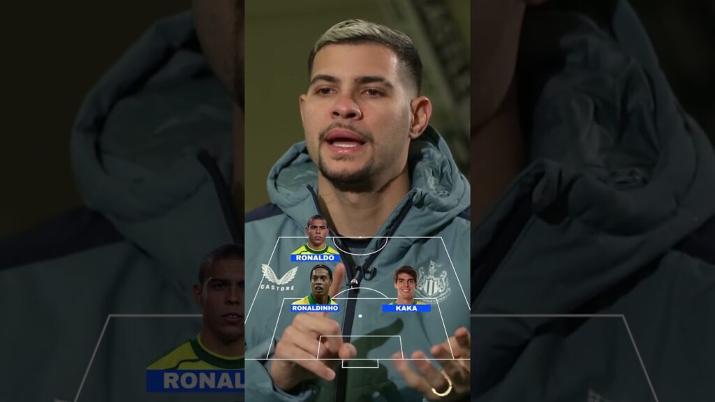 Bruno Guimaraes builds his all-time Brazil 5-a-side team