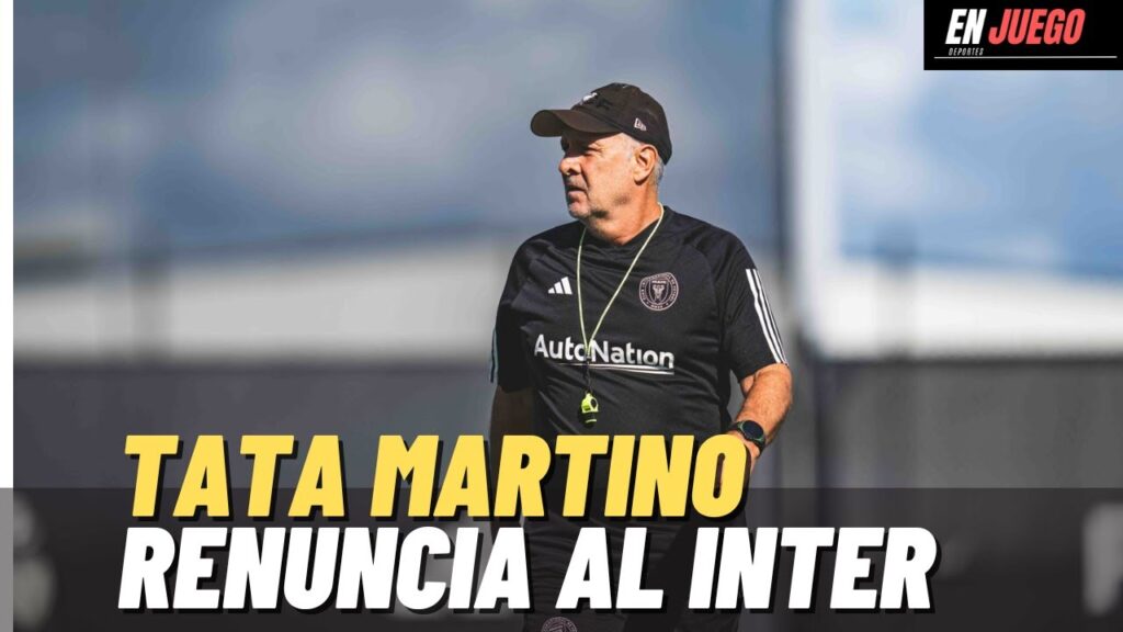 TATA MARTINO renuncia al INTER MIAMI