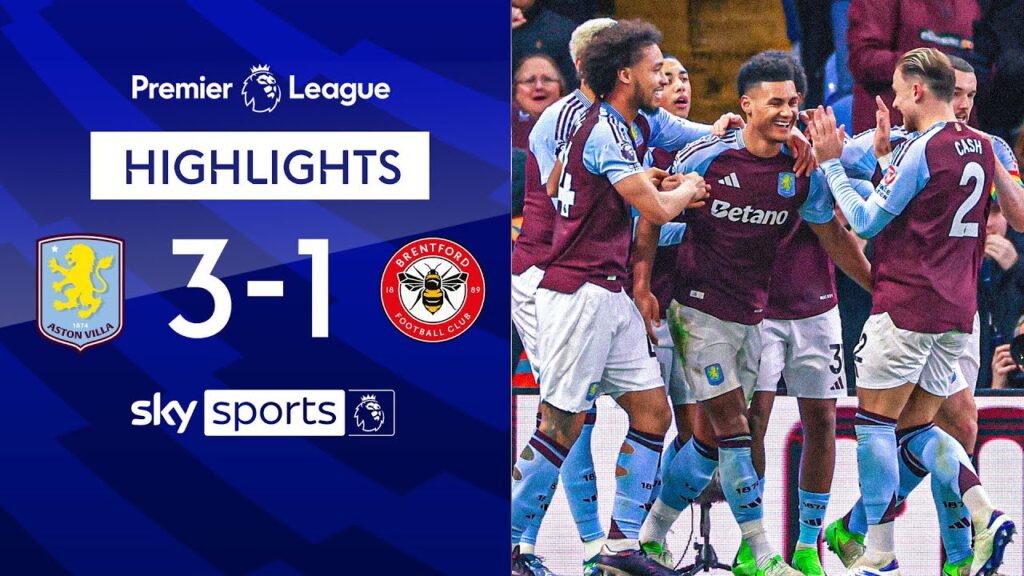 Villa cruise past Bees to end winless run 🤚 | Aston Villa 3-1 Brentford | Premier League Highlights