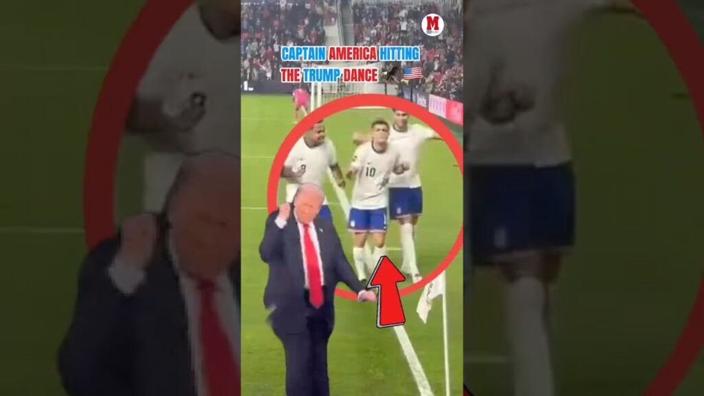 Christian Pulisic breaking out the Trump dance 🦅🇺🇸#DonaldTrump #Trump #USA #America #MLS #pulisic