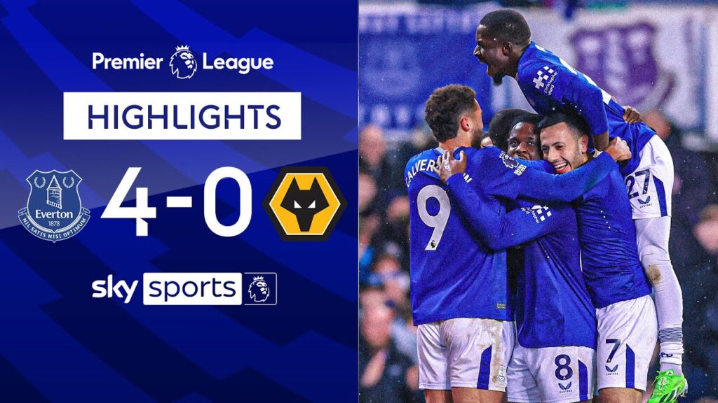 Everton ease past Wolves 💨 | Everton 4-0 Wolves | Premier League Highlights