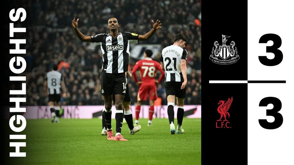Newcastle United 3 Liverpool 3 | Premier League Highlights