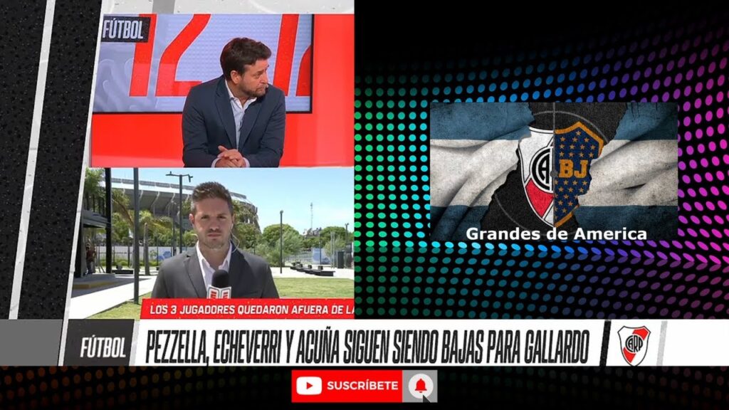 River Sin Pezzella, Echeverri Y Acuña que siguen siendo Bajas para Marcelo Gallardo
