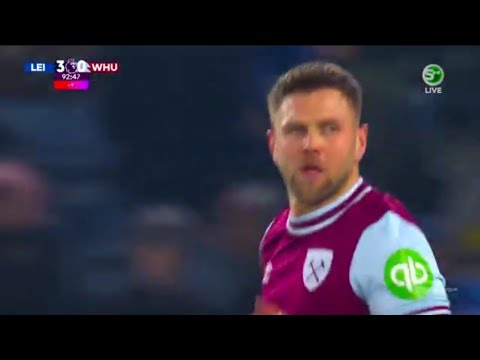 Niclas Fullkrug Goal,Leicester vs West Ham (3-1) All Goals and Extended Highlights