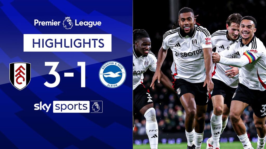 Iwobi strikes twice as Fulham beat Brighton! ⚡ | Fulham 3-1 Brighton | Premier League Highlights