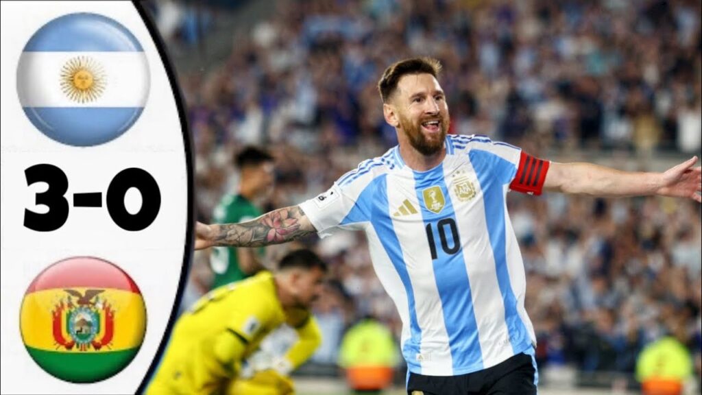 Argentina vs Bolivia 3-0 Highlights & All goals | World Cup Qualifiers 2026