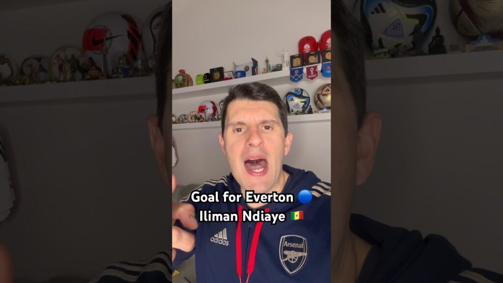 Goal for Everton 🔵Iliman Ndiaye 🇸🇳 #everton #evertonfc #senegal #sénégal #senegal7 #fyp #transfer
