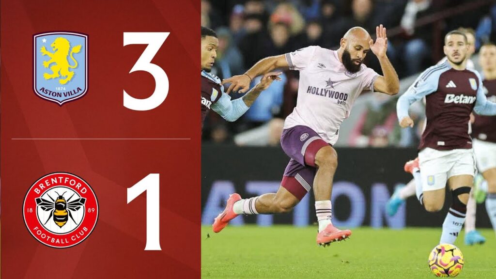 Damsgaard scores but Bees fall to defeat 😤 | Aston Villa 3-1 Brentford | Premier League Highlights