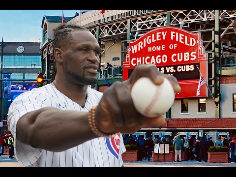 Chicago's Daniel James Throws Out First Pitch at Wrigley Field Before Cubs-Pirates | Bellator 297