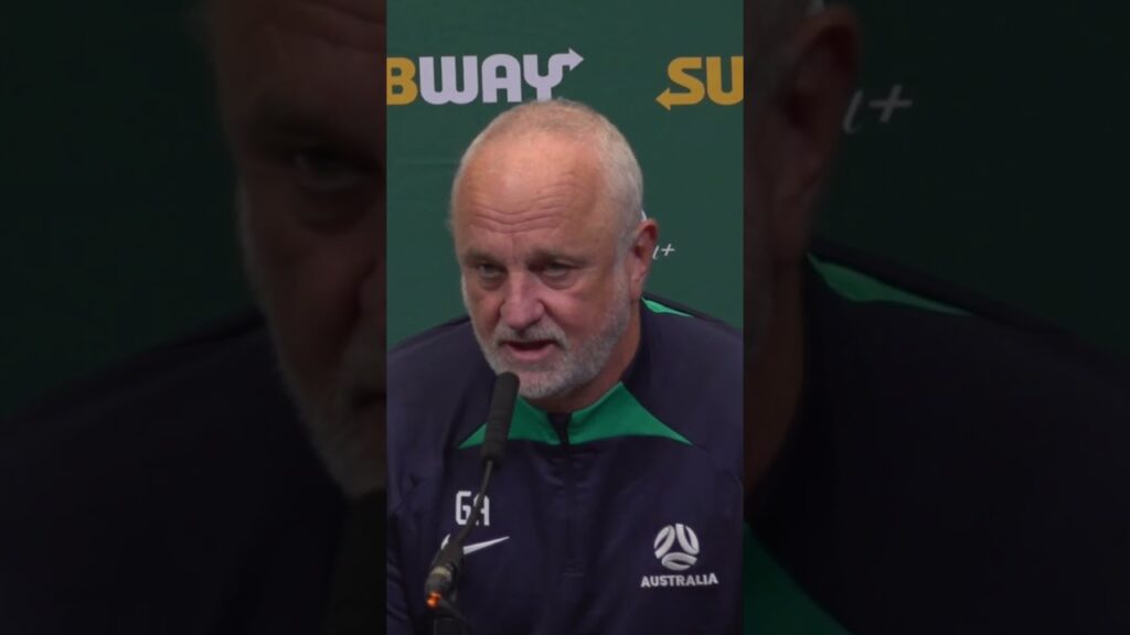 "I WASN'T LISTENING! HE WASN'T TALKING TO ME!" Australia's Graham Arnold on Postecoglou's Team Talk