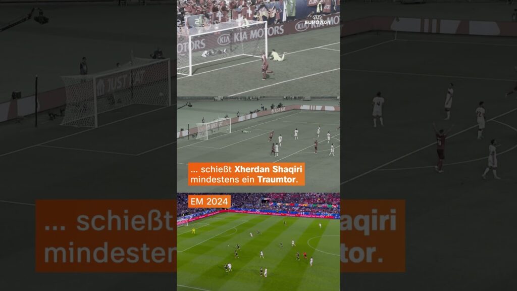 Eine EM ohne Shaqiri-Traumtor wäre keine EM 🤯💪  | sportstudio | #shorts