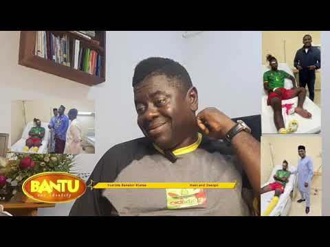 Samuel Eto'o, Narcisse MOUELLE KOMBI et  Le minsante Manaouda Malachie au chevet de Christopher Wooh