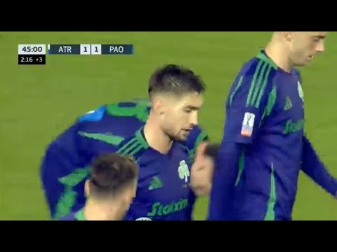 Atromitos vs Panathinaikos 1-2 Adam Gnezda Cerin & Azzedine Ounahi score in win Match Reaction