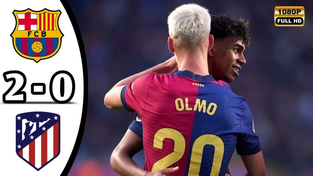 Barcelona Vs Athletico Madrid 2-0 • Barcelona Highlights & All Goals 2024 • Hasil Bola Tadi Malam Barcelona Vs Athletico Madrid 2-0 • Barcelona Highlights & All Goals 2024 • Hasil Bola Tadi Malam