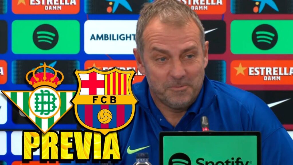 Rueda prensa HANSI FLICK: REAL BETIS v FC BARCELONA