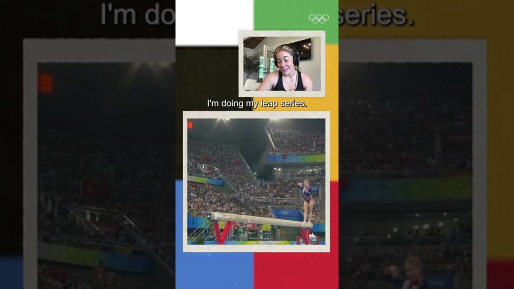 Shawn Johnson reacts to her Beijing 2008 gold medal performance!