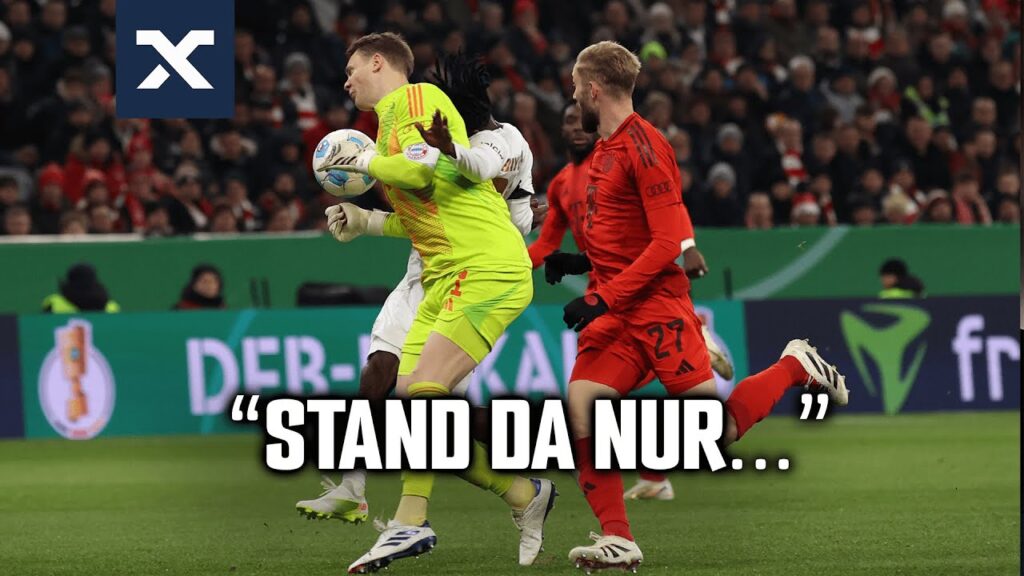 Neuer nach roter Karte uneinsichtig: "Kein aktives Foul!" 😳😳