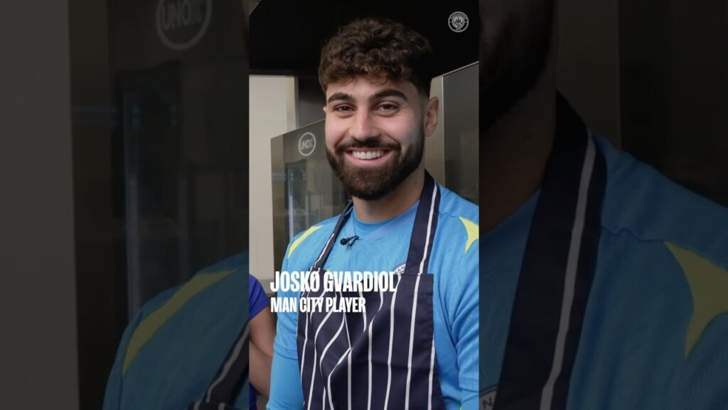 👨‍🍳 Gvardiol v Ortega Cook-Off feat. FaithsFresh | Happy Thanksgiving! #shorts