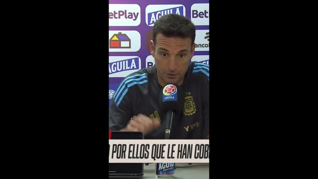 "SABEMOS PERDER Y NOS DUELE": Lionel Scaloni tras la derrota ante Colombia | #Shorts