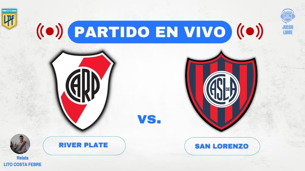 ​ 🔴​⚪​ #RIVERPLATE VS #SANLORENZO | EN VIVO | #LIGAPROFESIONAL⚽ | FECHA 24 | JUEGO LIBRE RADIO