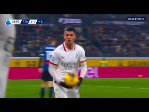 Álvaro Morata equlalizer goal vs Atalanta | Rafael Leão assist to Morata goal | AC Milan vs Atalanta