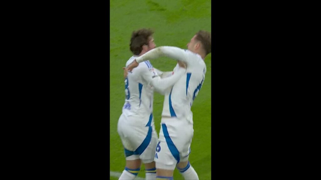 Joe Rodon scores first goal for Leeds United! #lufc