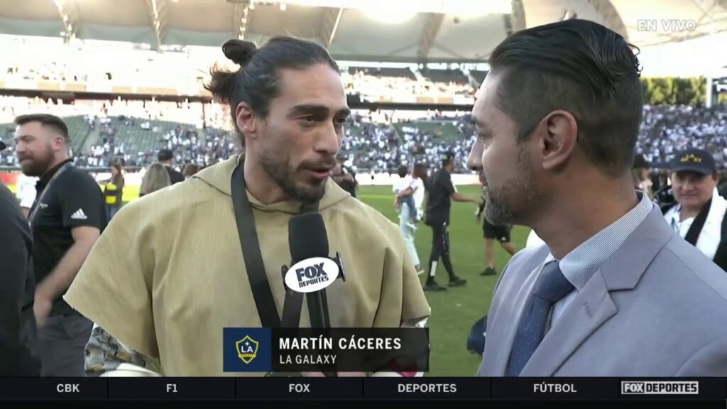 🤩 MARTÍN CÁCERES, campeón de la MLS, orgulloso por los jóvenes de LA GALAXY | MLS 2024