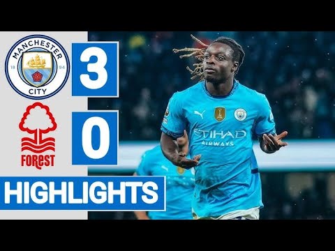 Manchester City 3-0 Forest | Premier League Highlights